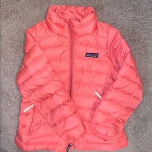 Girls Patagonia puffer jacket